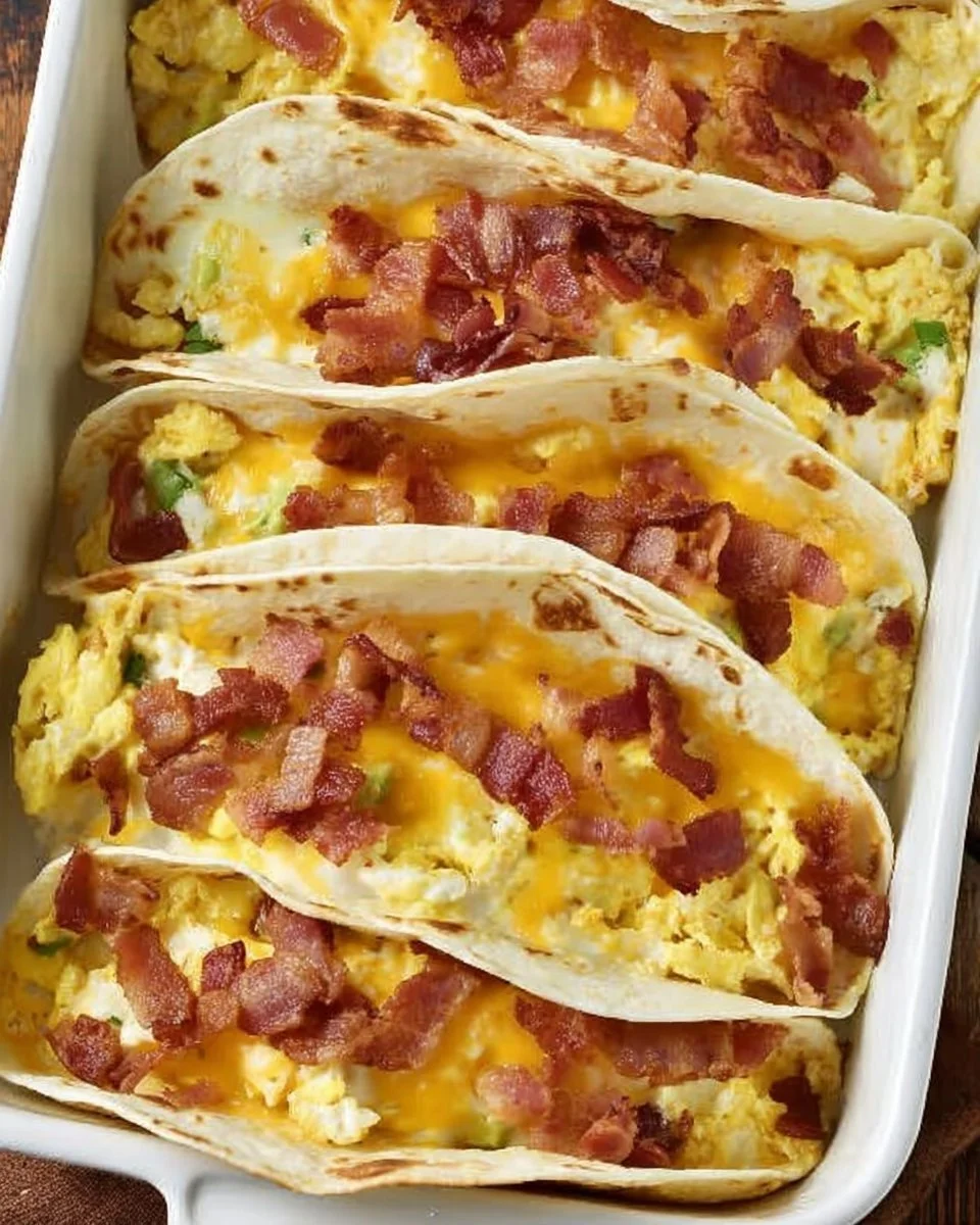 Baked Breakfast Tacos