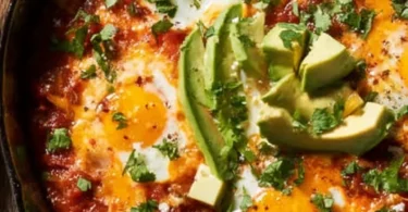 Big Joe's Ranch Eggs cooked to perfection on a rustic wooden table