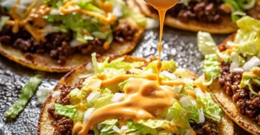 Crispy Big Mac Tacos with juicy beef, lettuce, cheese, and special sauce