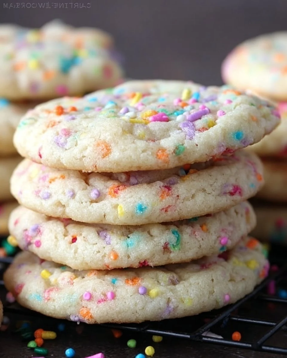Birthday Cake Cookies (from scratch!)