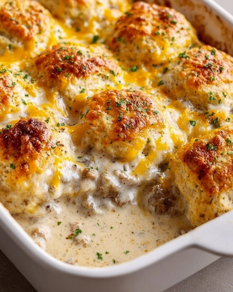 Biscuits and Gravy Casserole