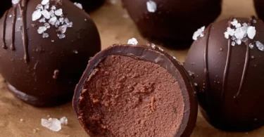 Healthy brownie batter cottage cheese truffles recipe for protein-rich dessert