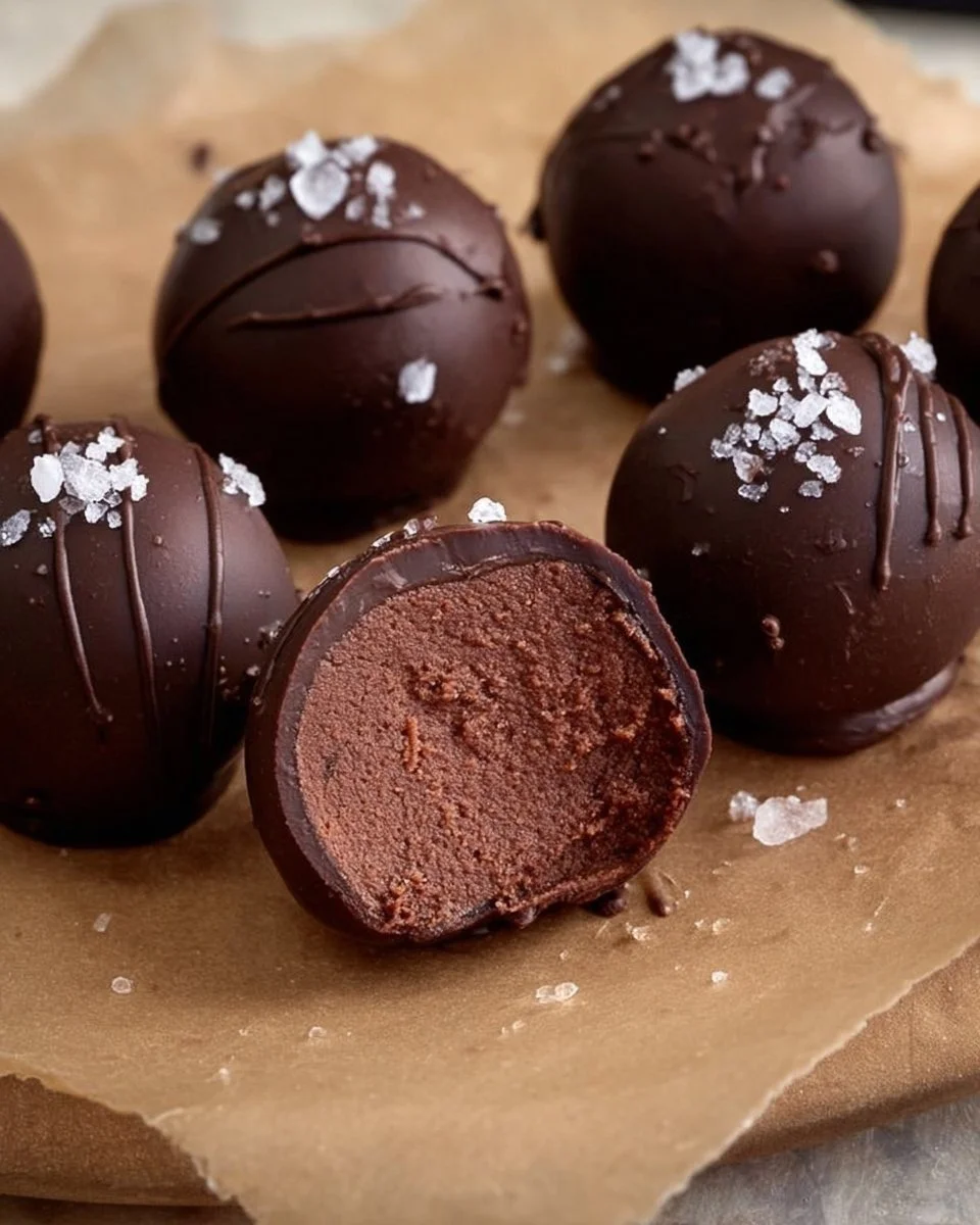 Brownie Batter Cottage Cheese Truffles (High Protein, Low Sugar)