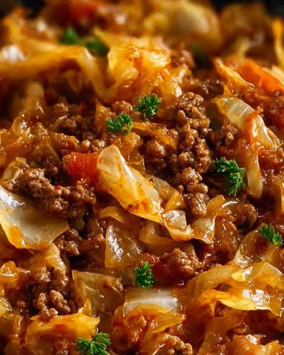 Cabbage and Ground Beef Recipe