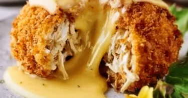 Delicious homemade chicken pillows ready to serve