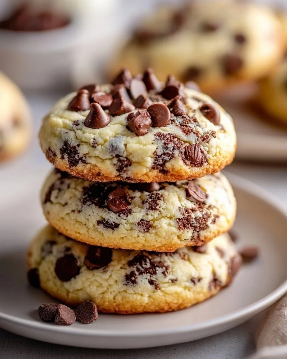 Chocolate Chip Cheesecake Cookies