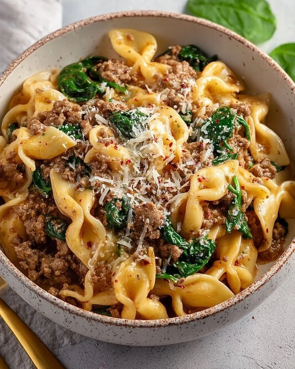 Comforting Crockpot Ground Beef Pasta
