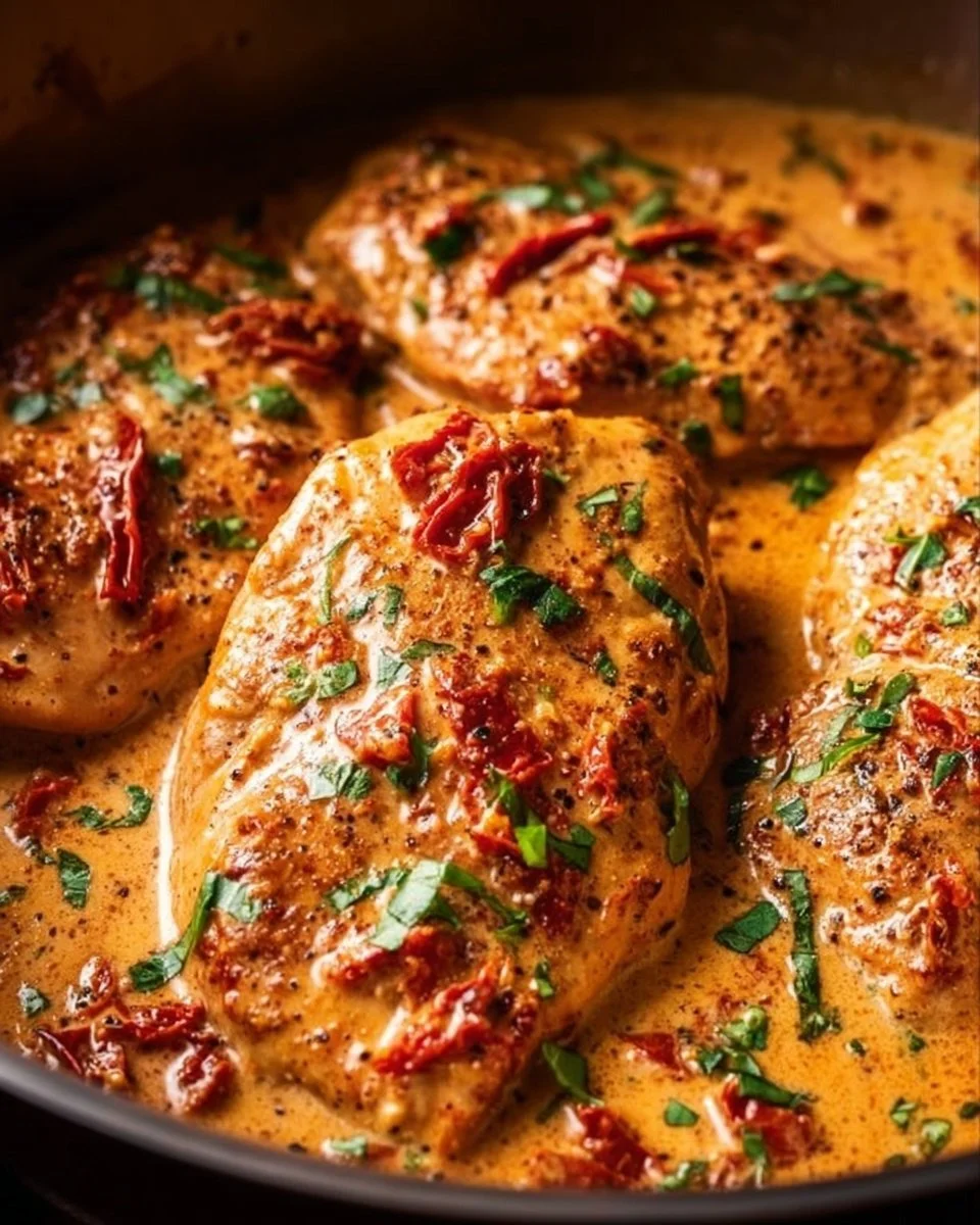 Creamy Sun-Dried Tomato Garlic Chicken