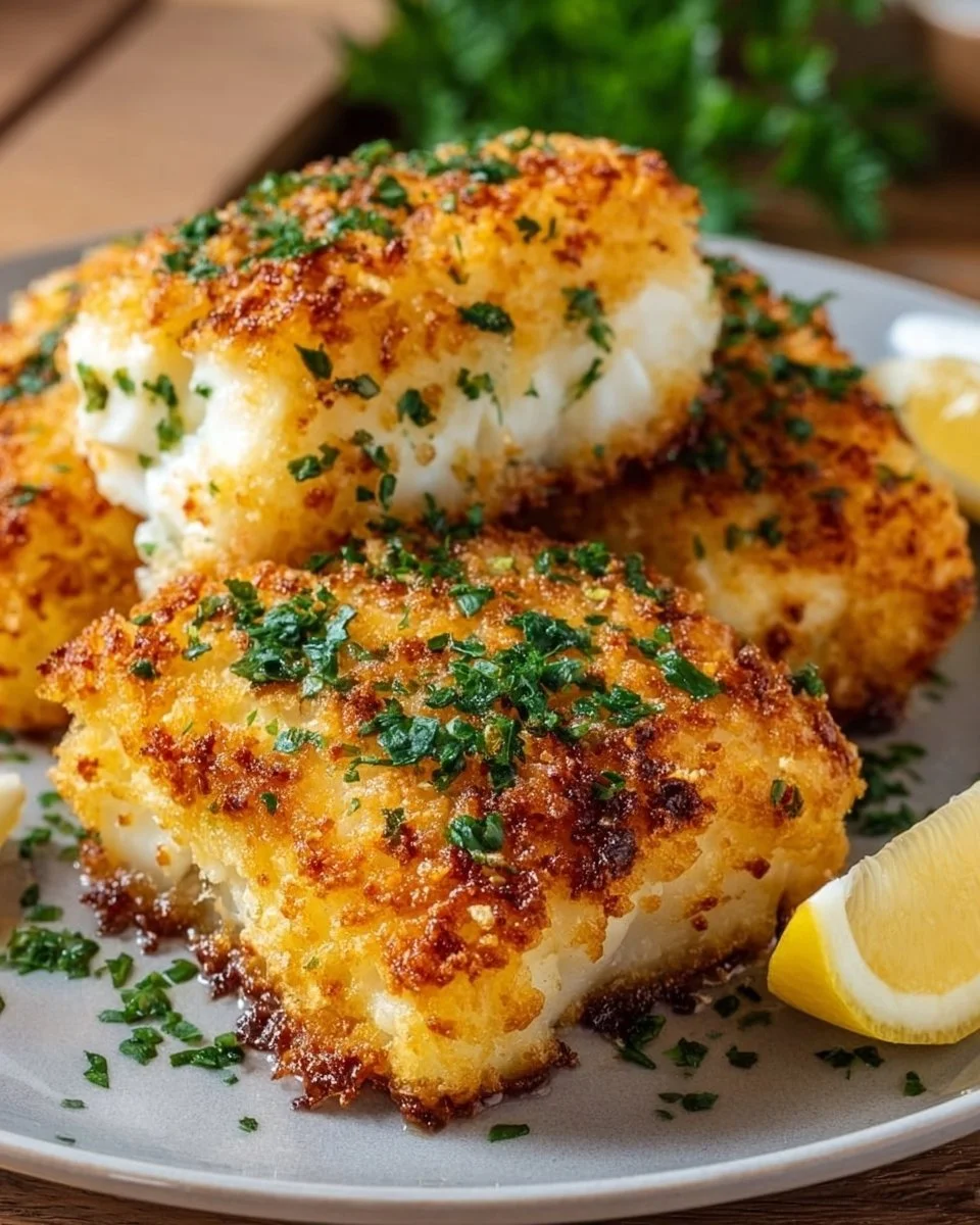 Crispy Air Fryer Parmesan Cod | Easy Baked Fish in Air Fryer Dinner