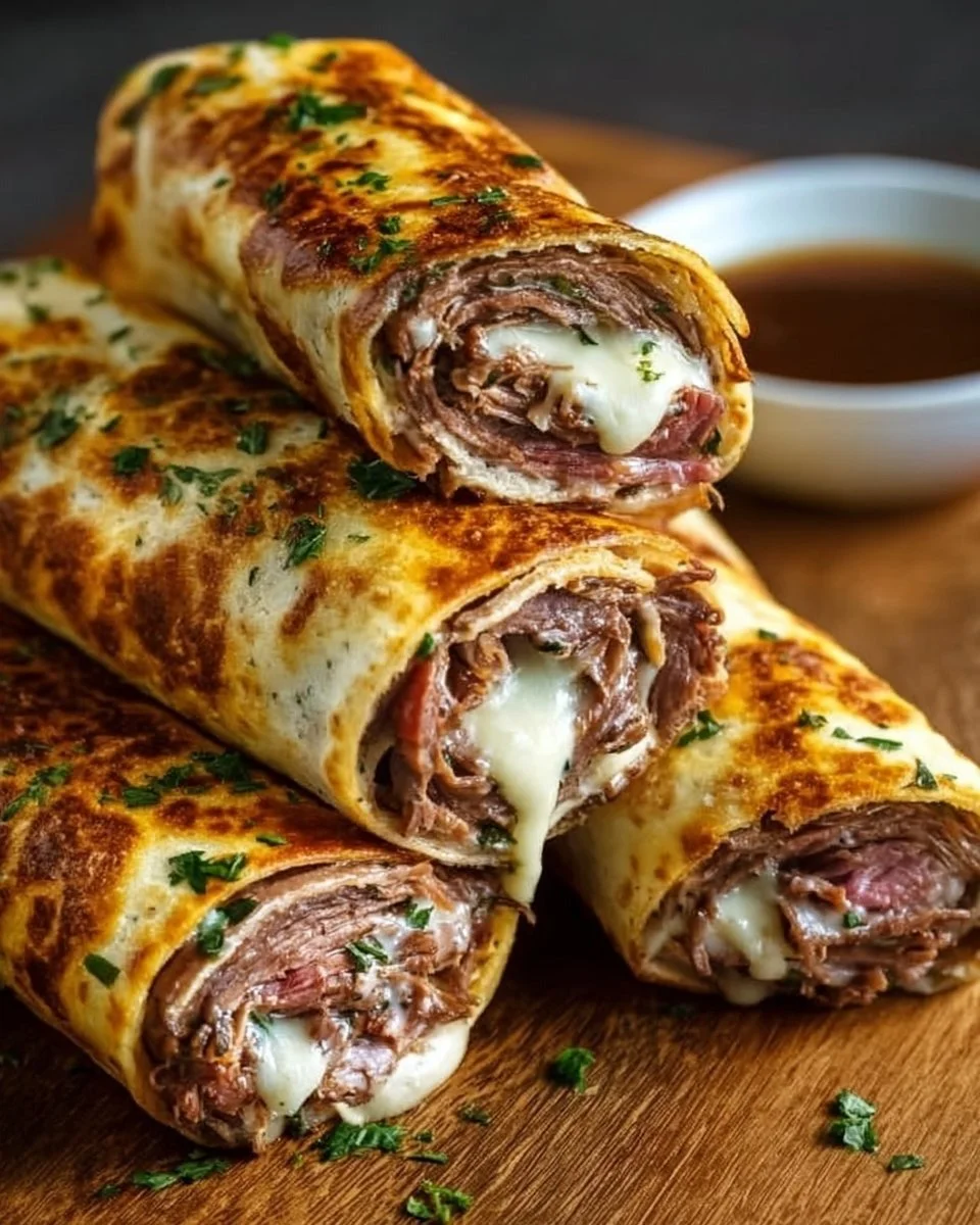 Delicious French Dip Tortilla Roll Ups for Quick Comfort Food
