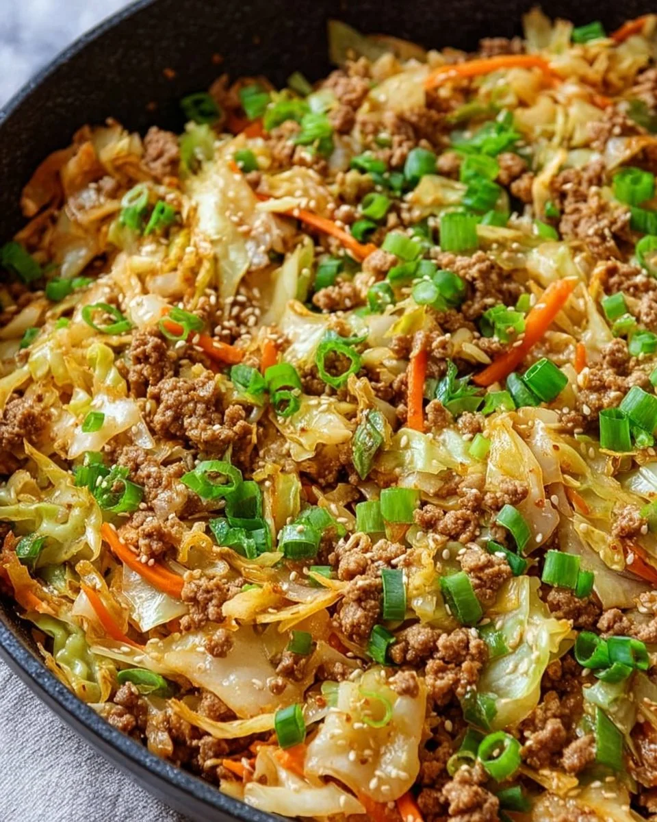 Healthy egg roll in a bowl with vegetables and protein