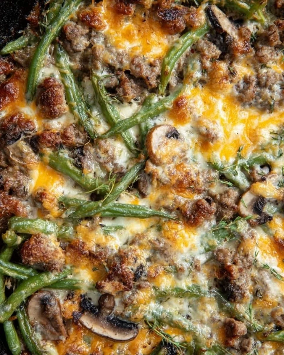 Hamburger Green Bean Casserole