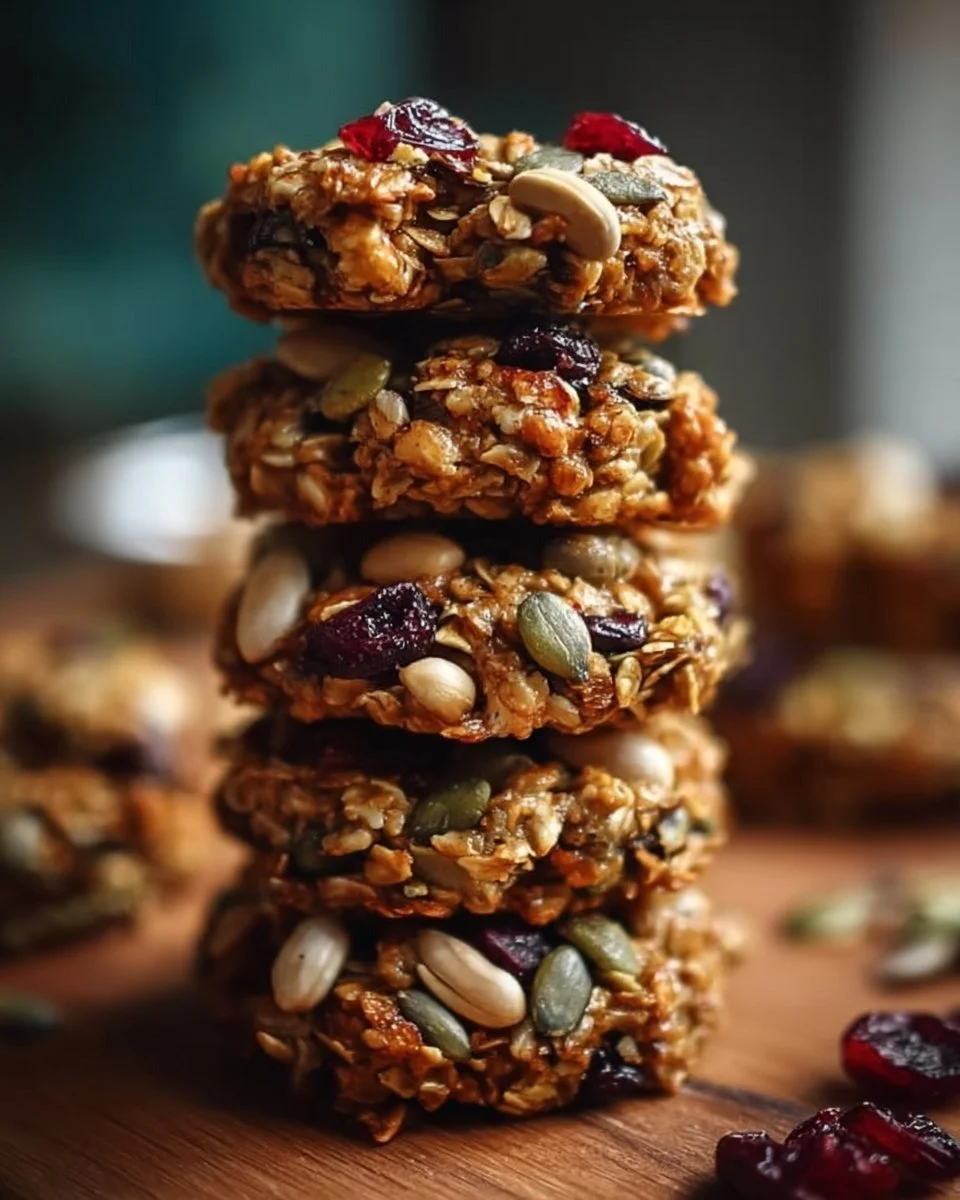 Healthy Nut & Seed Energy Cookies