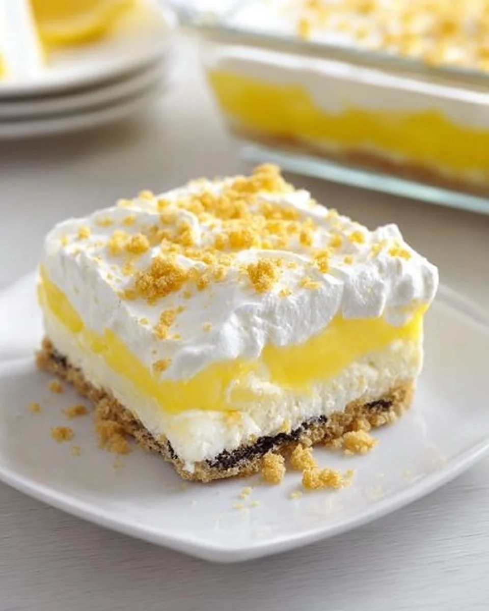 Heavenly Oreo Lemon Dessert