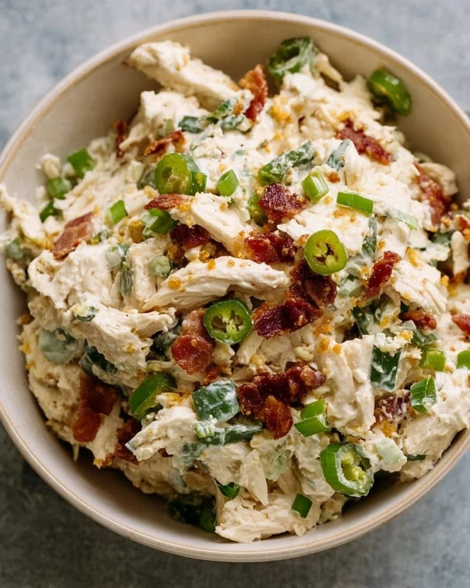 Jalapeño Popper Chicken Salad