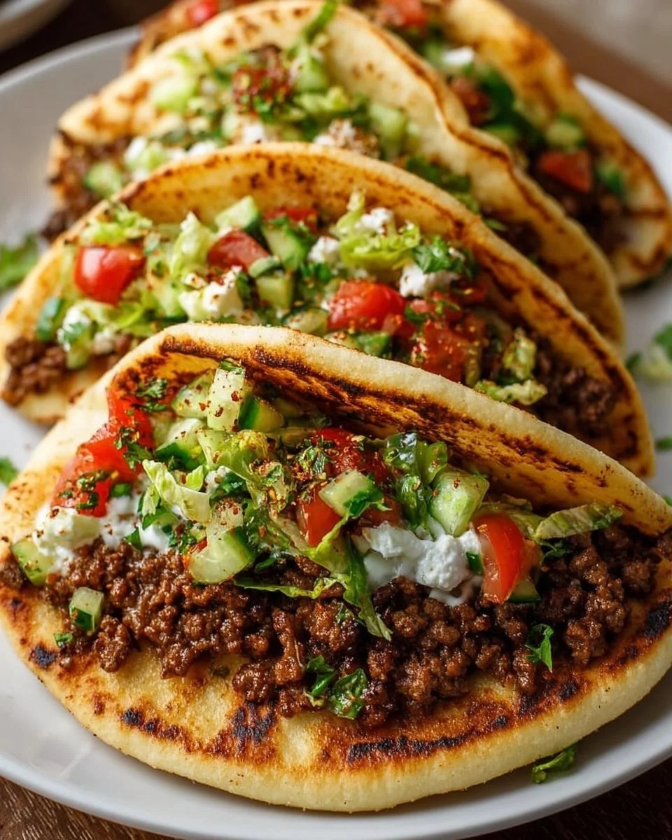 Mediterranean Ground Beef Pita Pockets You’ll Love!
