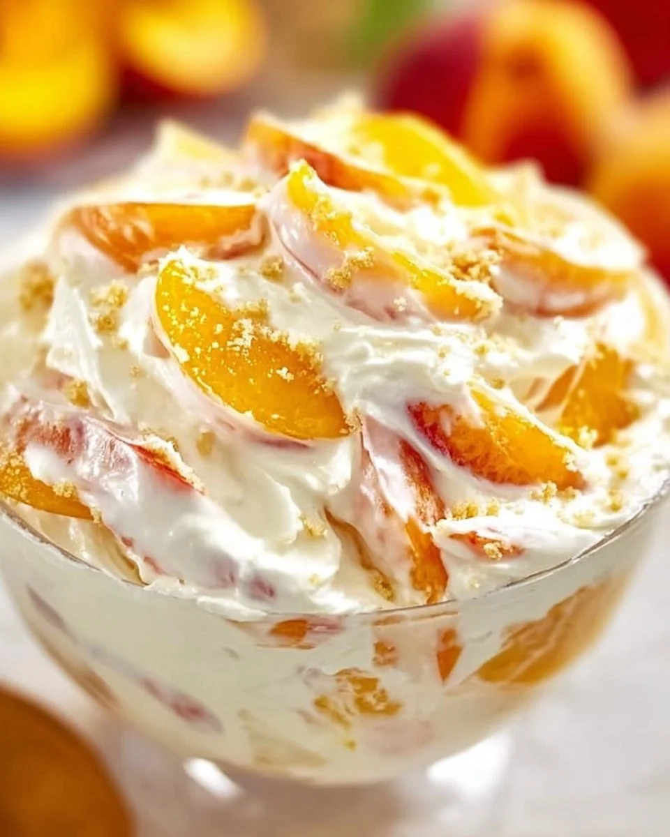 Peach Cheesecake Salad