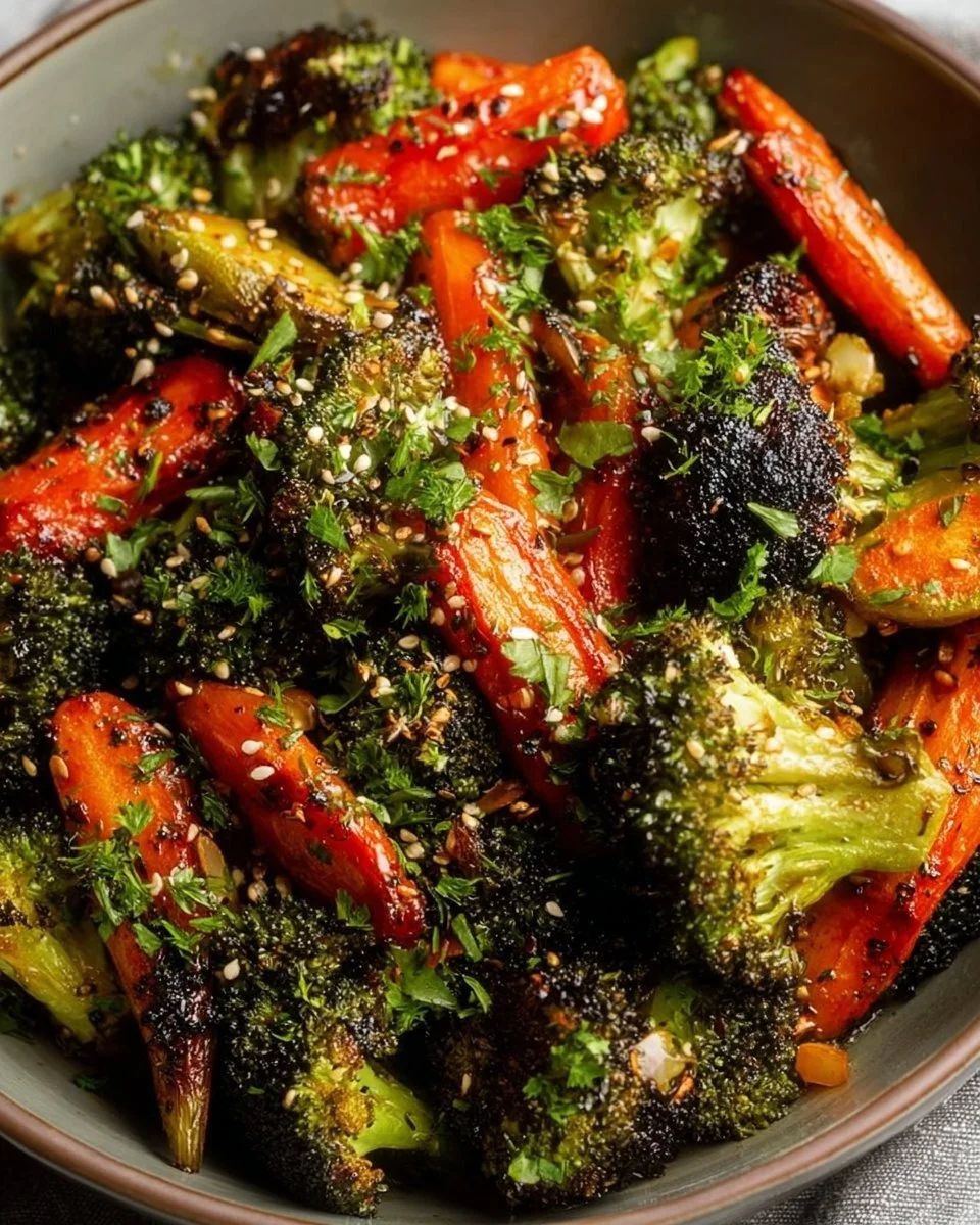 Roasted Broccoli & Carrots
