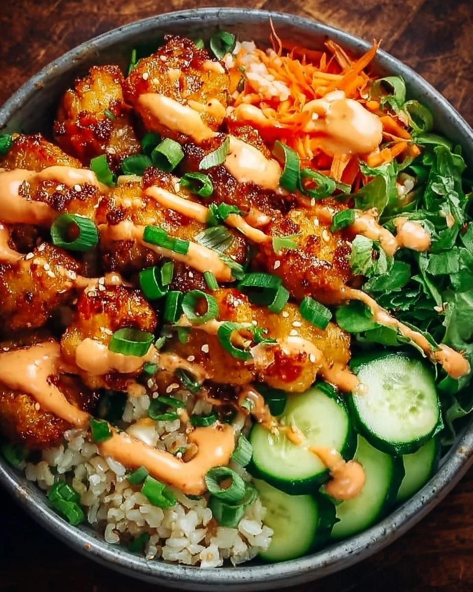 Savor Every Bite of This Bang Bang Chicken Bowl Delight