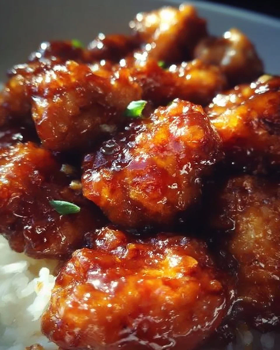 Delicious Sweet Hawaiian Crock Pot Chicken served with pineapple and rice