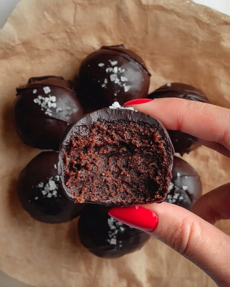 Viral Healthy Brownie Balls (Gluten Free, High Protein)