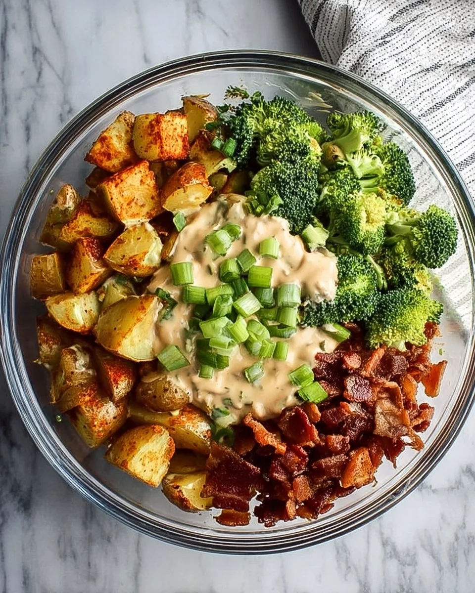 Whole30 Potato Salad made with fresh ingredients and no added sugars.